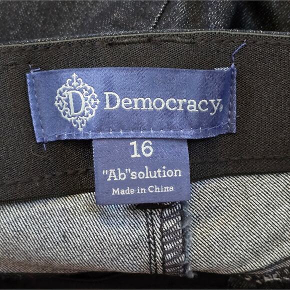 DEmocracy Dark Indigo "Ab"solution® Booty Lift Jegging Jeans Plus Size 16 New! - Picture 15 of 15